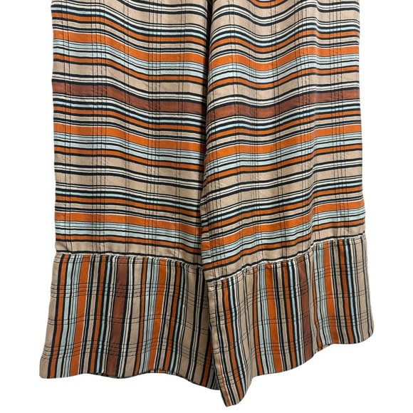 Pierre-Louis Mascia Silk Stripe Wide Leg Pants Size Medium - Picture 2 of 6